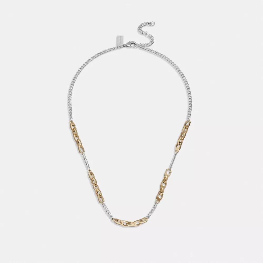 Signature Mixed Chain Necklace Product Image