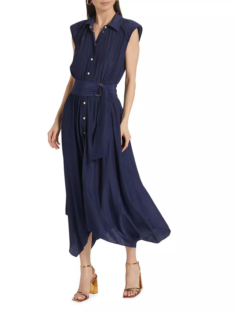 Ivy Belted Sleeveless Shirtdress product image