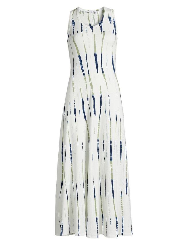 Womens Davi Tie-Dye Striped Maxi Dress Product Image