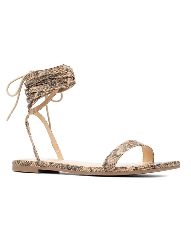 Womens Zena Wide Width Flats Sandals Product Image