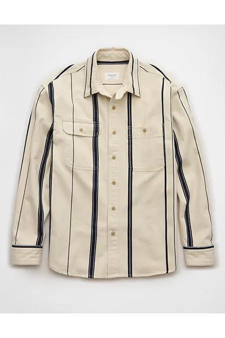 AE Striped Overshirt Men's Product Image