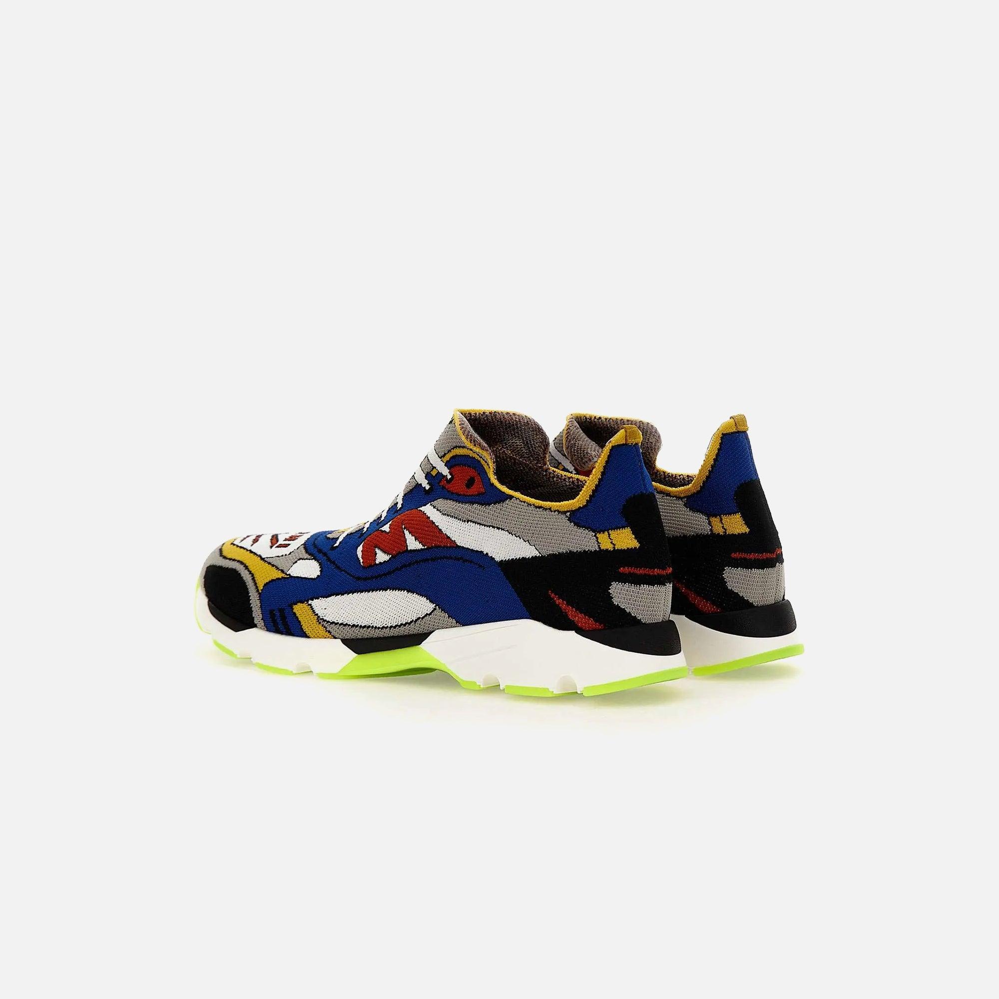 Marni Sneakers - New Jacquard Blue / White / Red Male Product Image