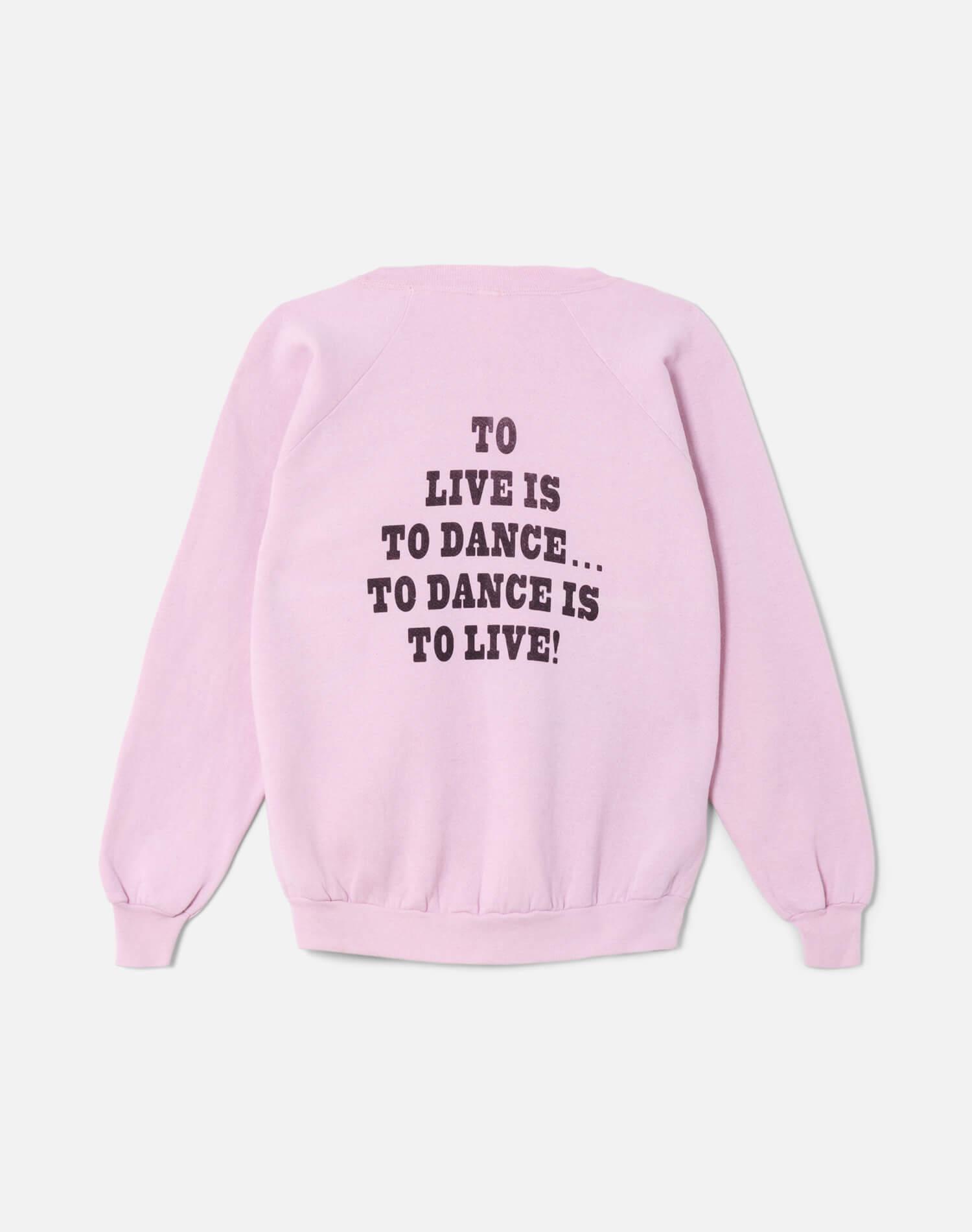 Upcycled "Snoopy Dancing" Sweatshirt in Light Pink - 11229716 Female Product Image