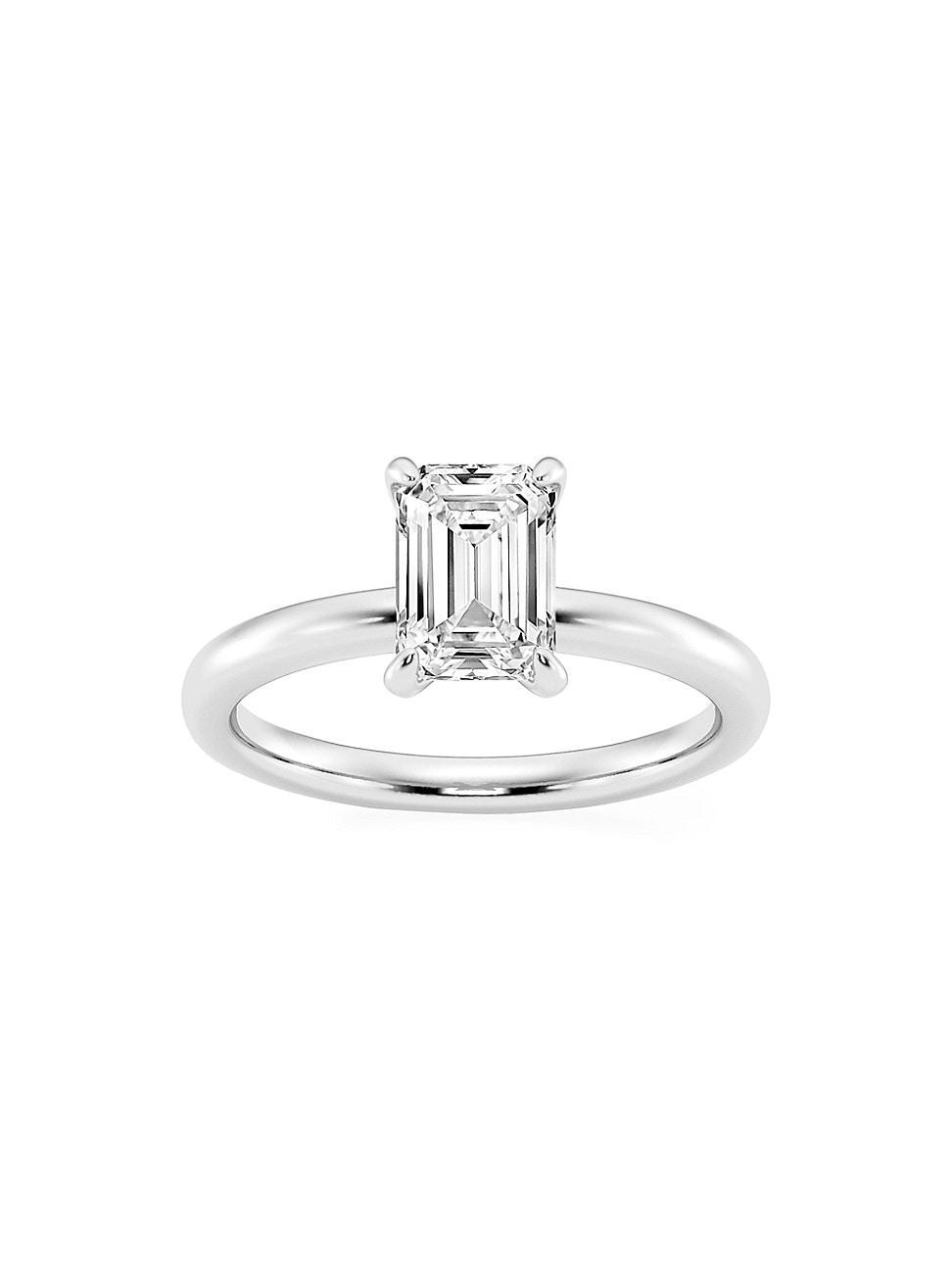 Womens Sol 14K White Gold & 1.50 TCW Lab-Grown Diamond Ring Product Image