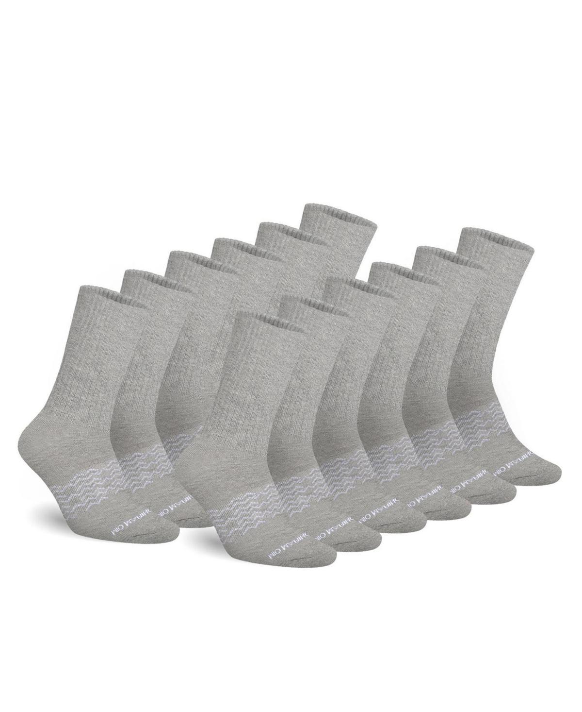 Mens Moisture Control Athletic Crew Socks12 Pack Product Image