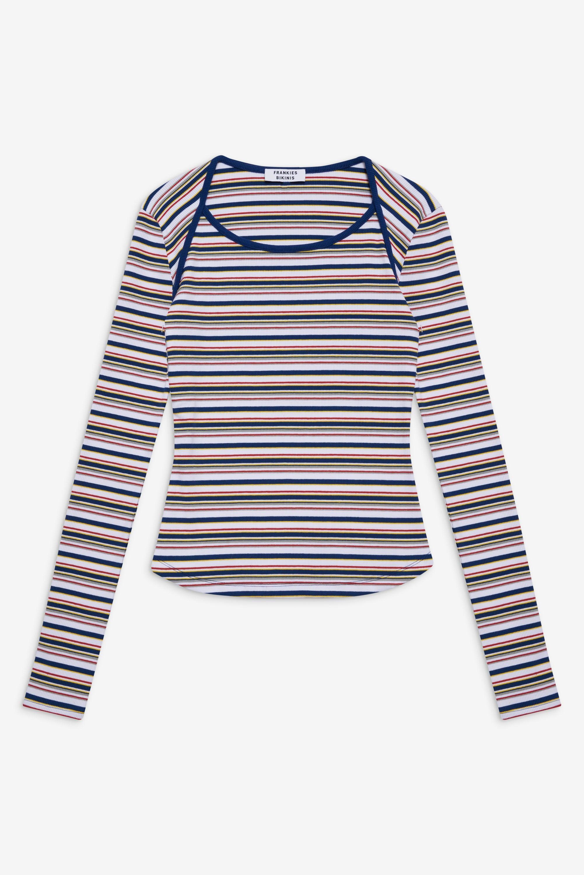 Blair Striped Long  Sleeve Shirt - Love Stripe Product Image