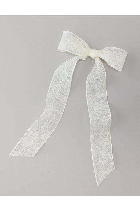 AE Crinkle Lace Bow Clip Women's Product Image