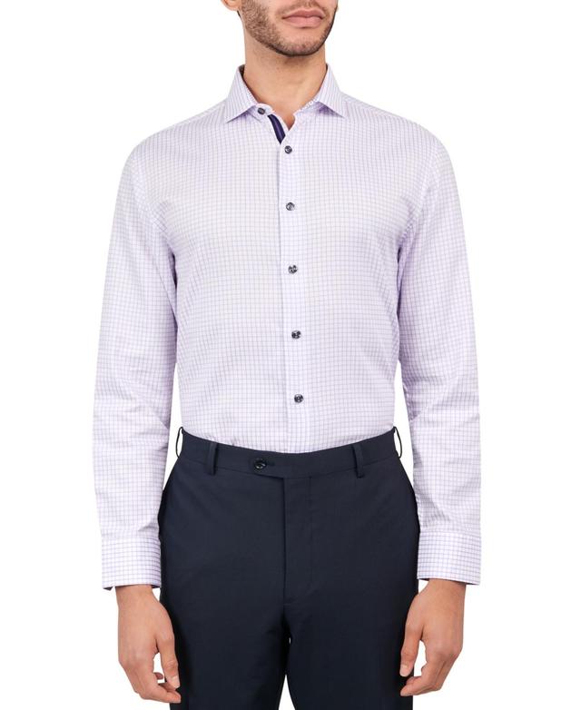 Michelsons of London Mens Mini-Check Dress Shirt Product Image