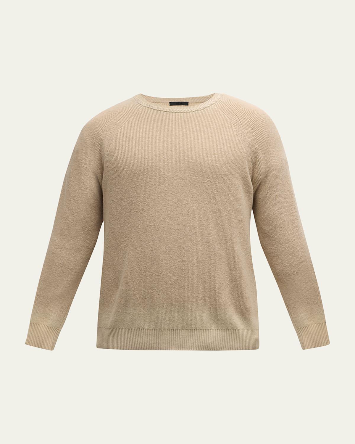 Mens Cotton-Cashmere Raglan Sweater Product Image