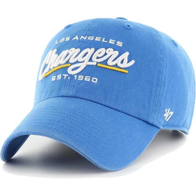 Womens 47 Brand Powder Blue Los Angeles Chargers Sidney Clean Up Adjustable Hat Product Image