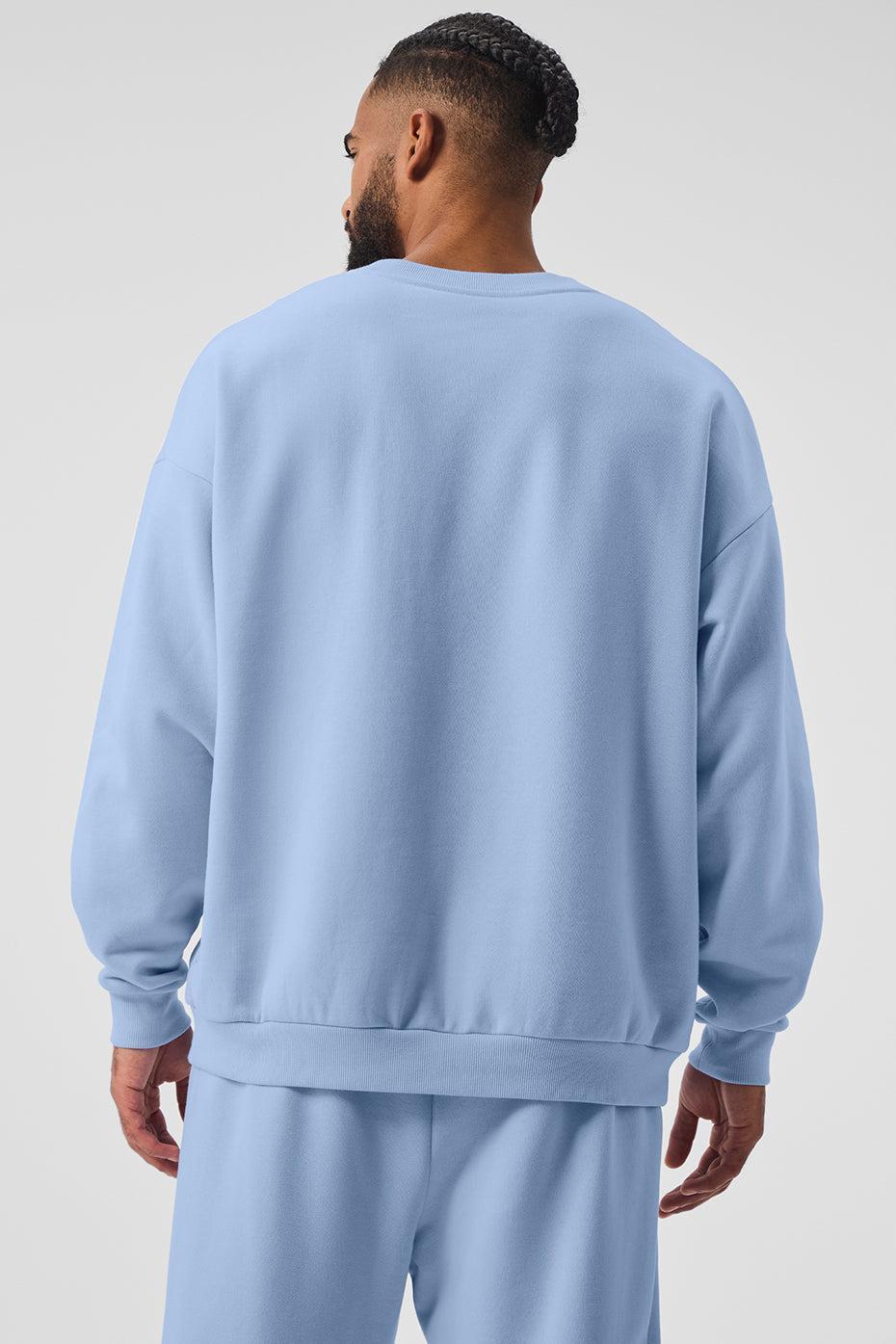 Accolade Crew Neck Pullover - Seashell Blue Male Product Image