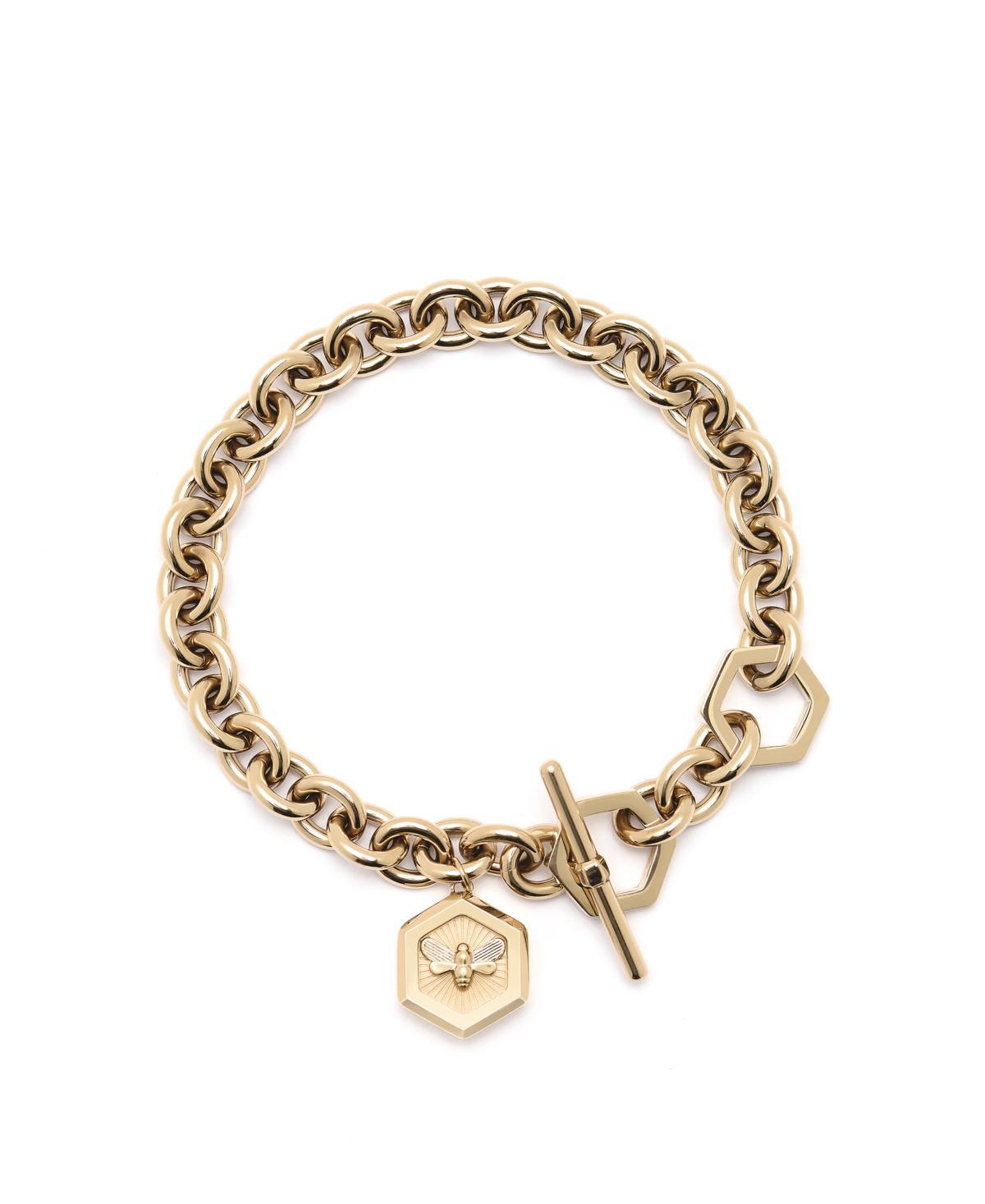 Olivia Burton Womens Minima Bee Gold-Plated Toggle Bracelet Product Image