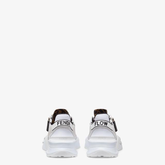 Fendi FlowWhite nylon and suede low tops Product Image