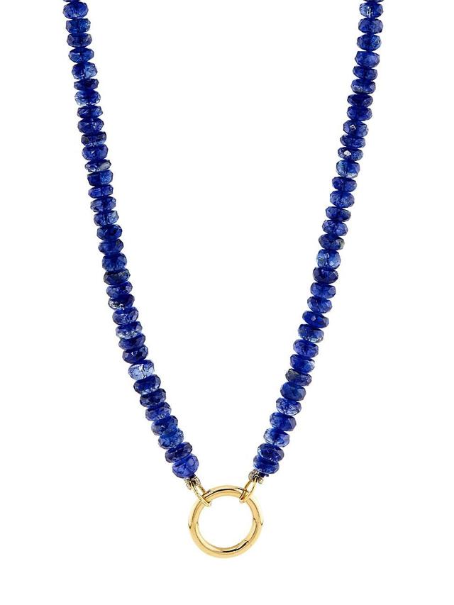 Womens 14K Yellow Gold & Kyanite Necklace Product Image