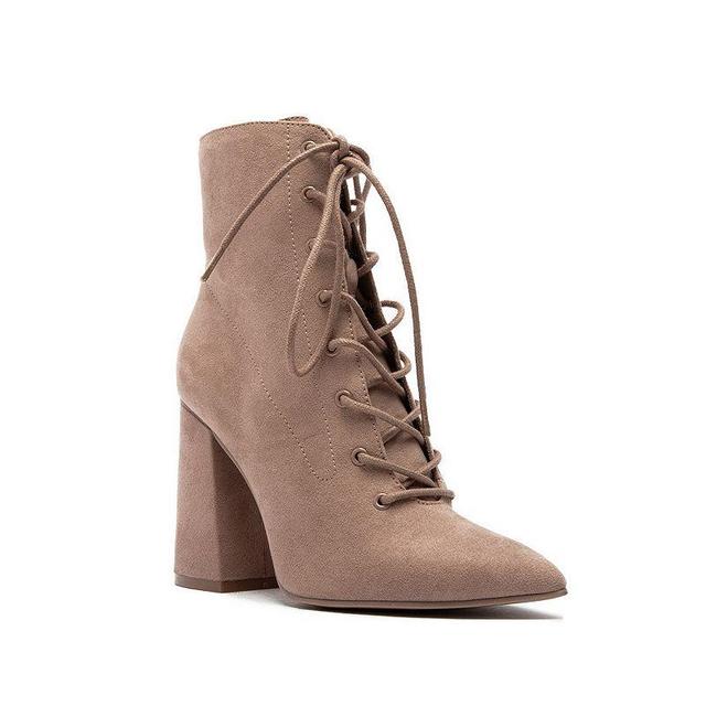 Womens Qupid Maelie-05 Lace-Up Booties Product Image