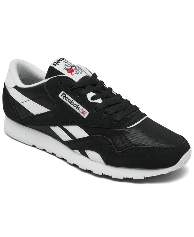 Reebok Mens Classic Nylon Casual Sneakers from Finish Line - Black Product Image