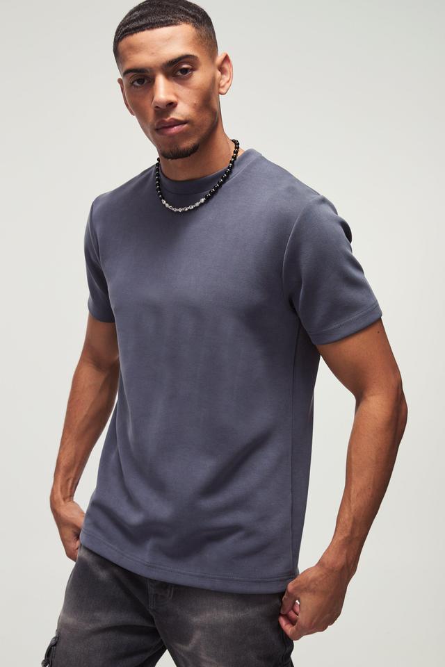 Slim Fit Soft Peached T-shirt | boohooMAN USA Product Image