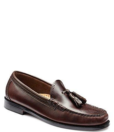 G.H. Bass Mens Larkin Tassel Brogue Leather Weejun Loafers Product Image