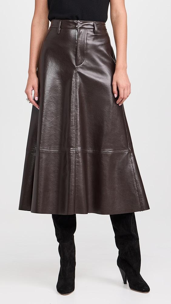 Citizens of Humanity Cassia Faux Leather Skirt | Shopbop product image