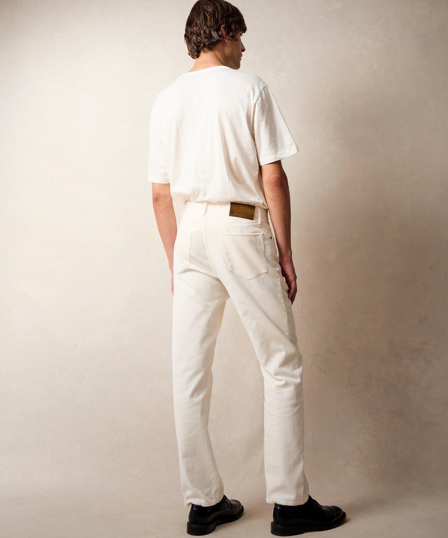 Vintage Straight Fit 5-Pocket Corduroy Pant in Bisque Product Image