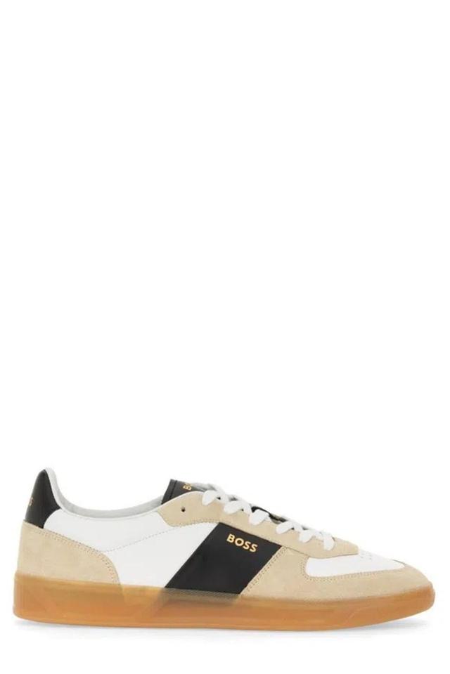 Sneaker With Logo In Beige Product Image