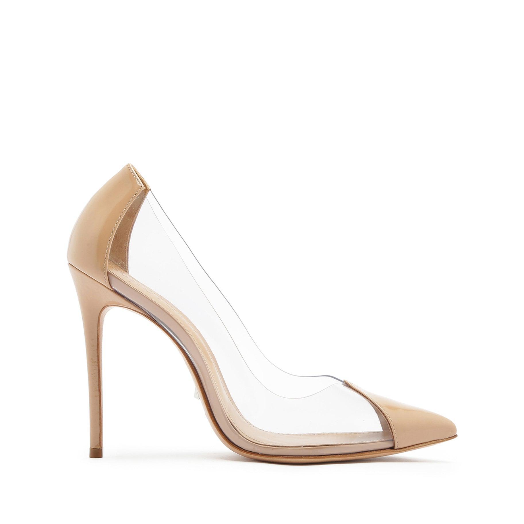 Cendi Pump - 10 Honey Beige Patent Leather & Vinyl Product Image