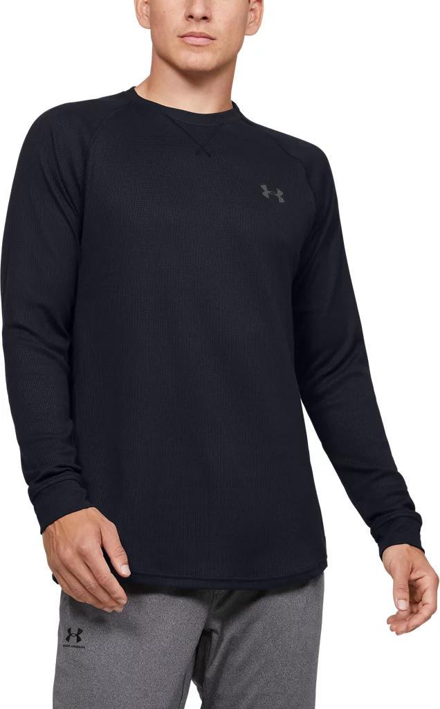 Men's UA Waffle Crew Long Sleeve Product Image