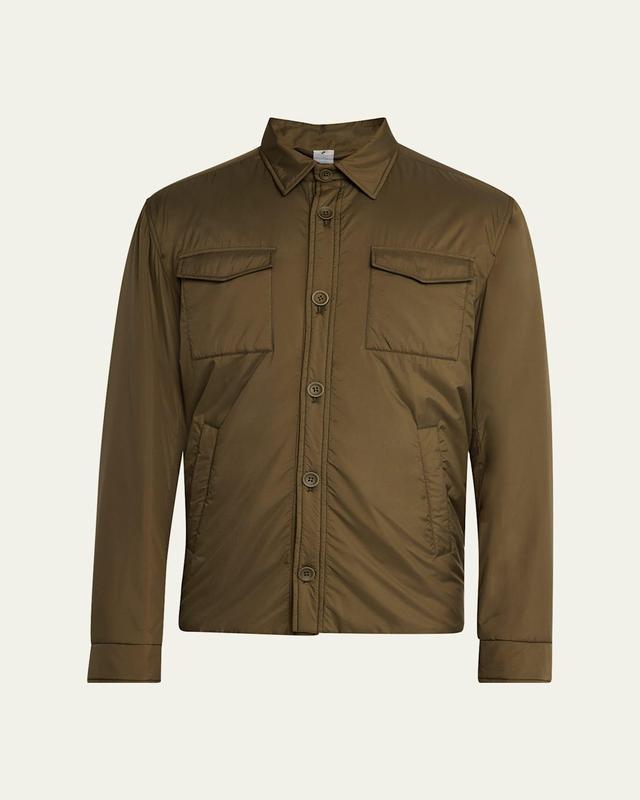 Mens Matte Nylon Overshirt Product Image