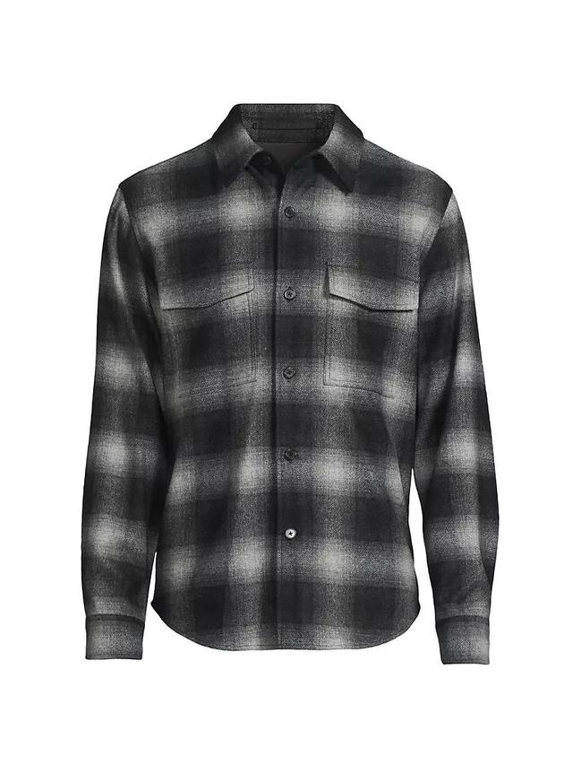 Garvin Wool-Blend Button-Front Shirt Product Image