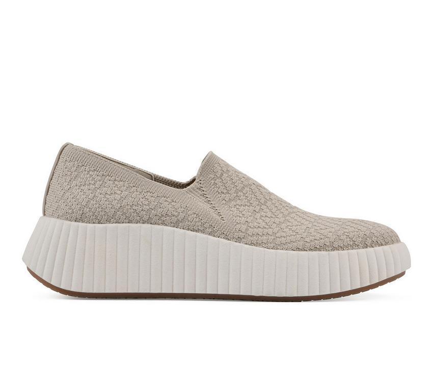 Women's White Mountain Daylight Platform Wedge Slip-On Shoes Product Image