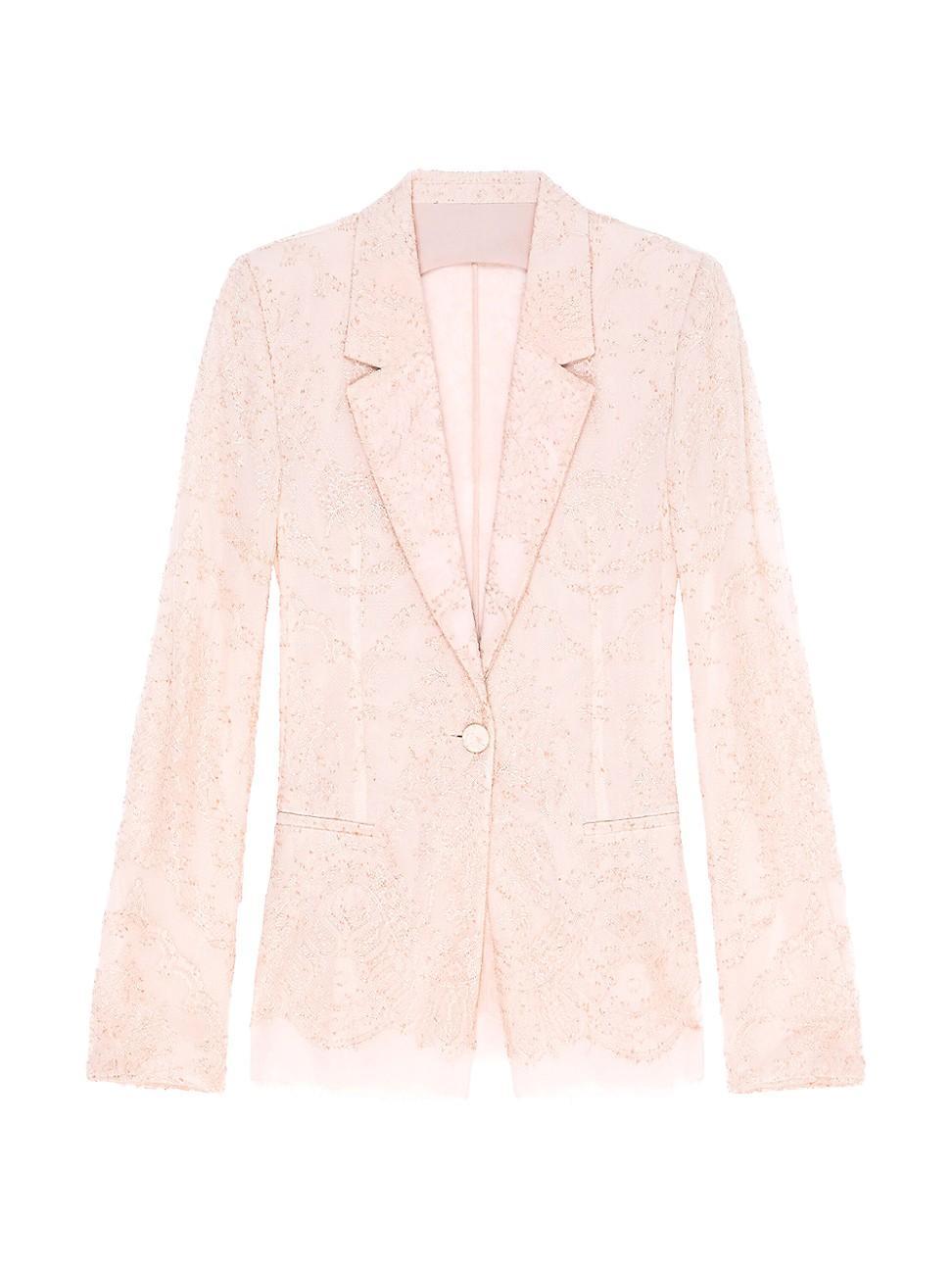 Womens Jacket in Lace and Silk Product Image