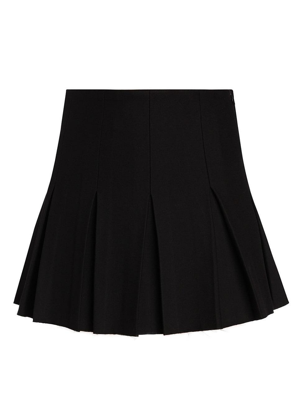 Womens Mimmy Pleated Miniskirt Product Image