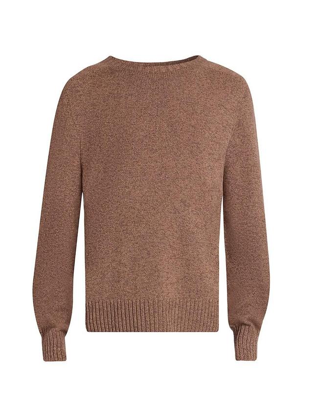 Mens Wool Mlange Crewneck Sweater Product Image