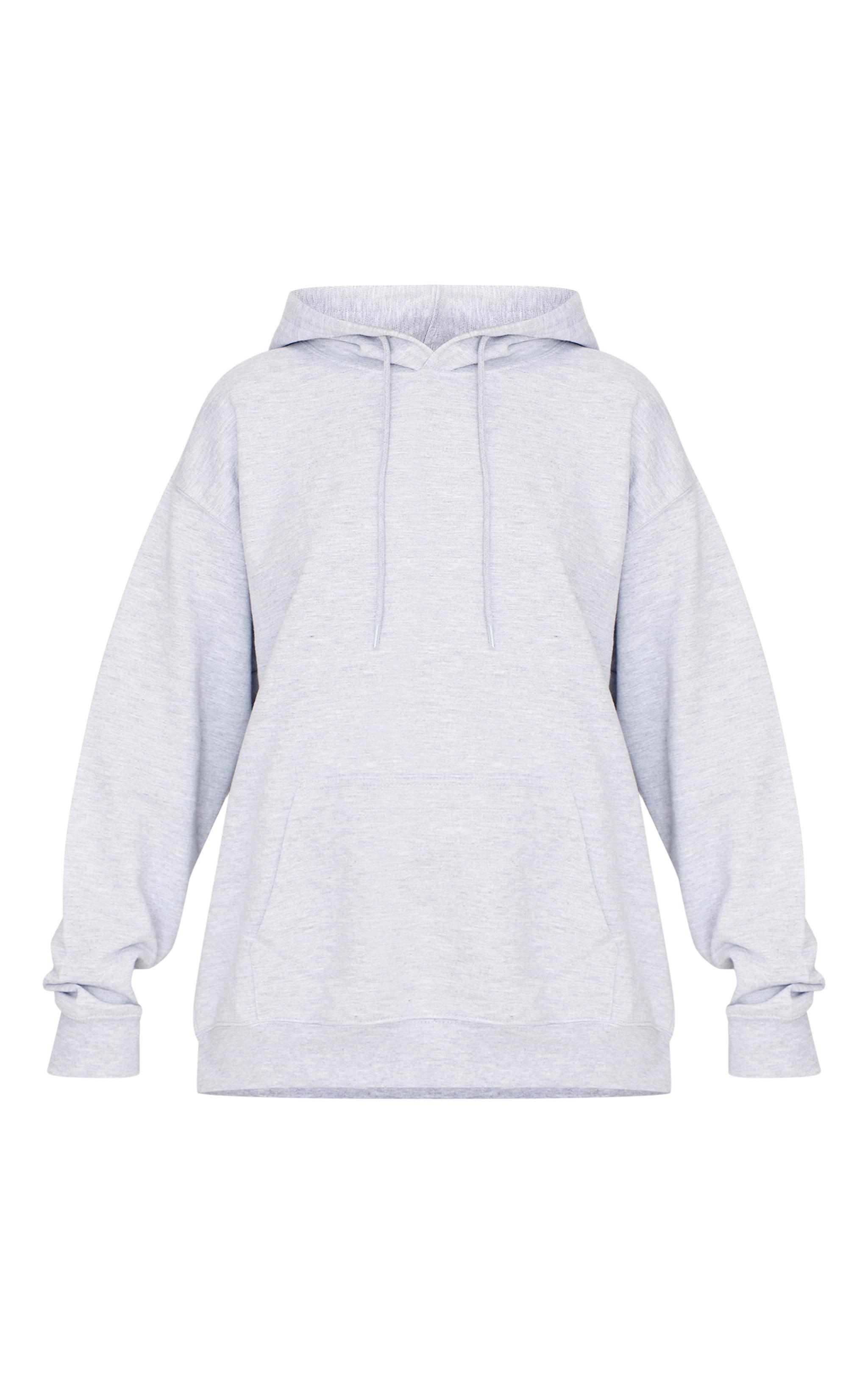 Ice Grey Pretty Little Sporty Back Puff Print Hoodie Product Image