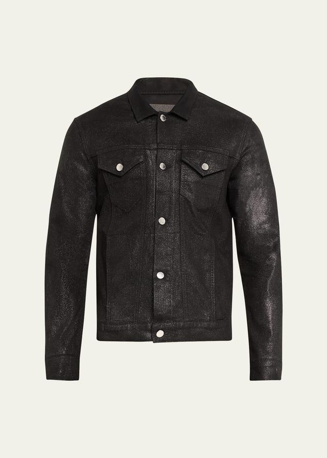 Monfrre Skyfall Glitter Denim Jacket Product Image