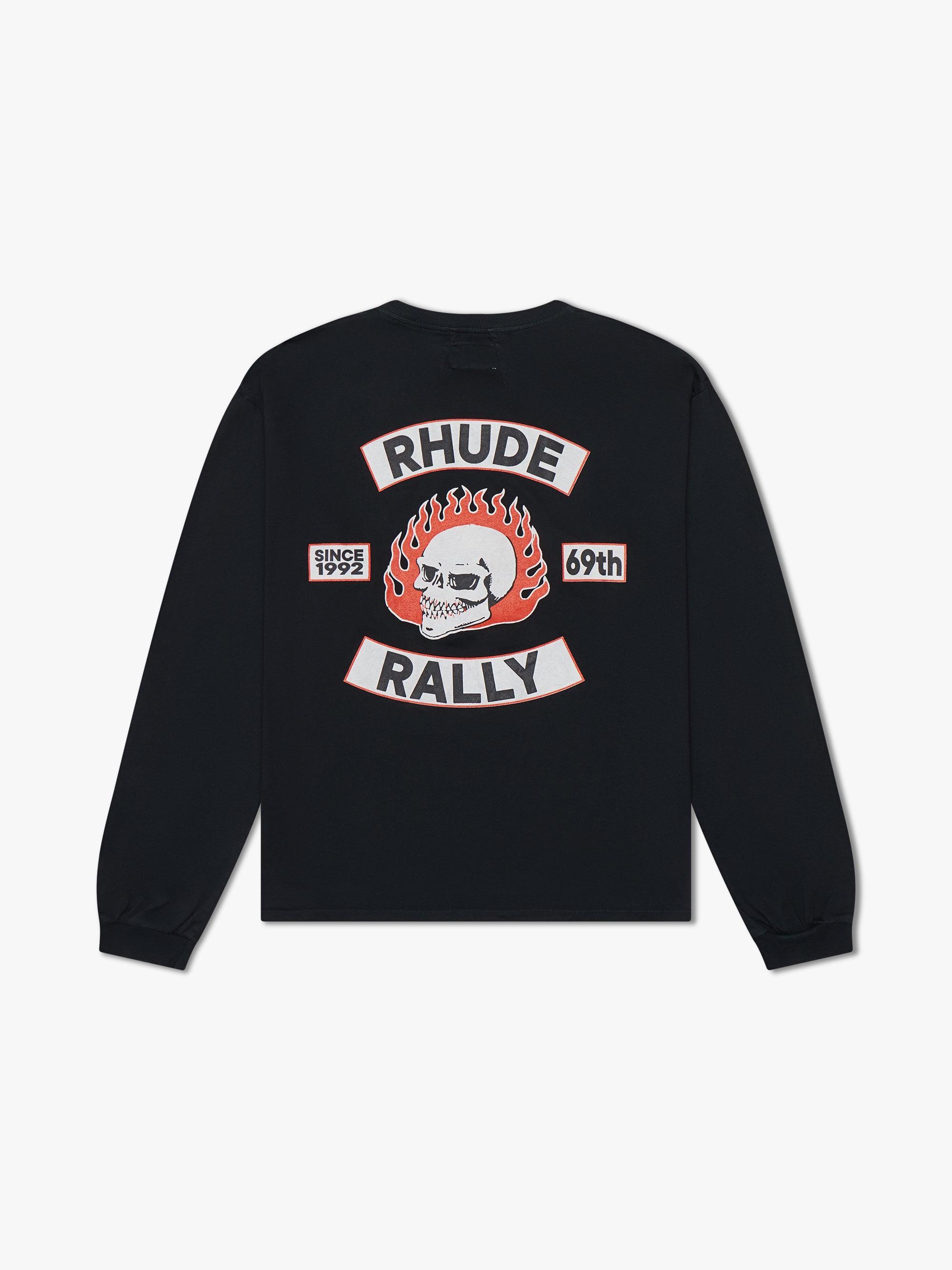 RHUDE 92 RALLY LS TEE Male Product Image