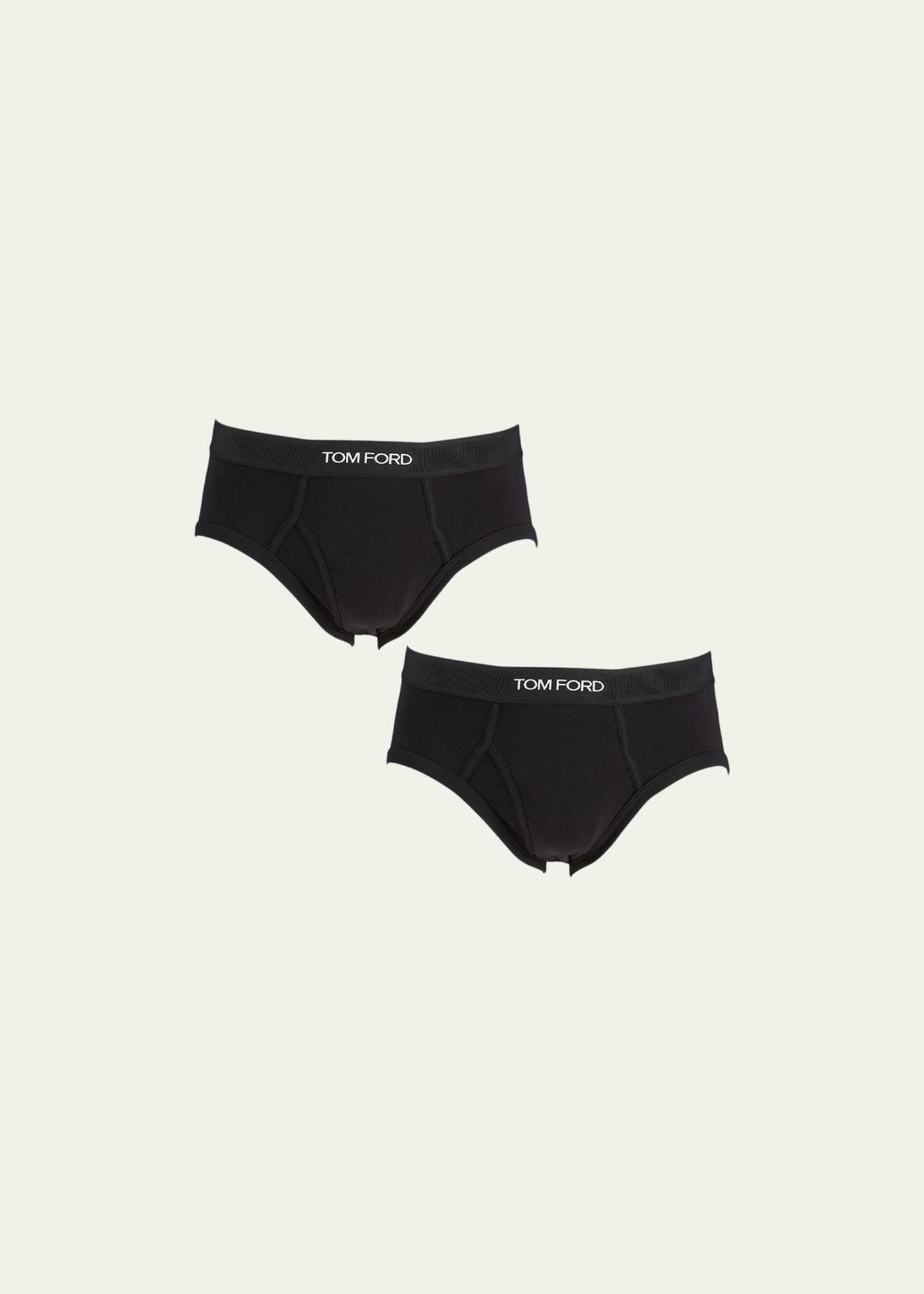 Mens 2-Pack Stretch-Cotton Logo Briefs Product Image