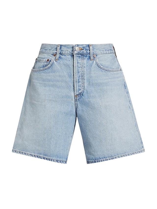 Womens Dame Long Denim Shorts Product Image