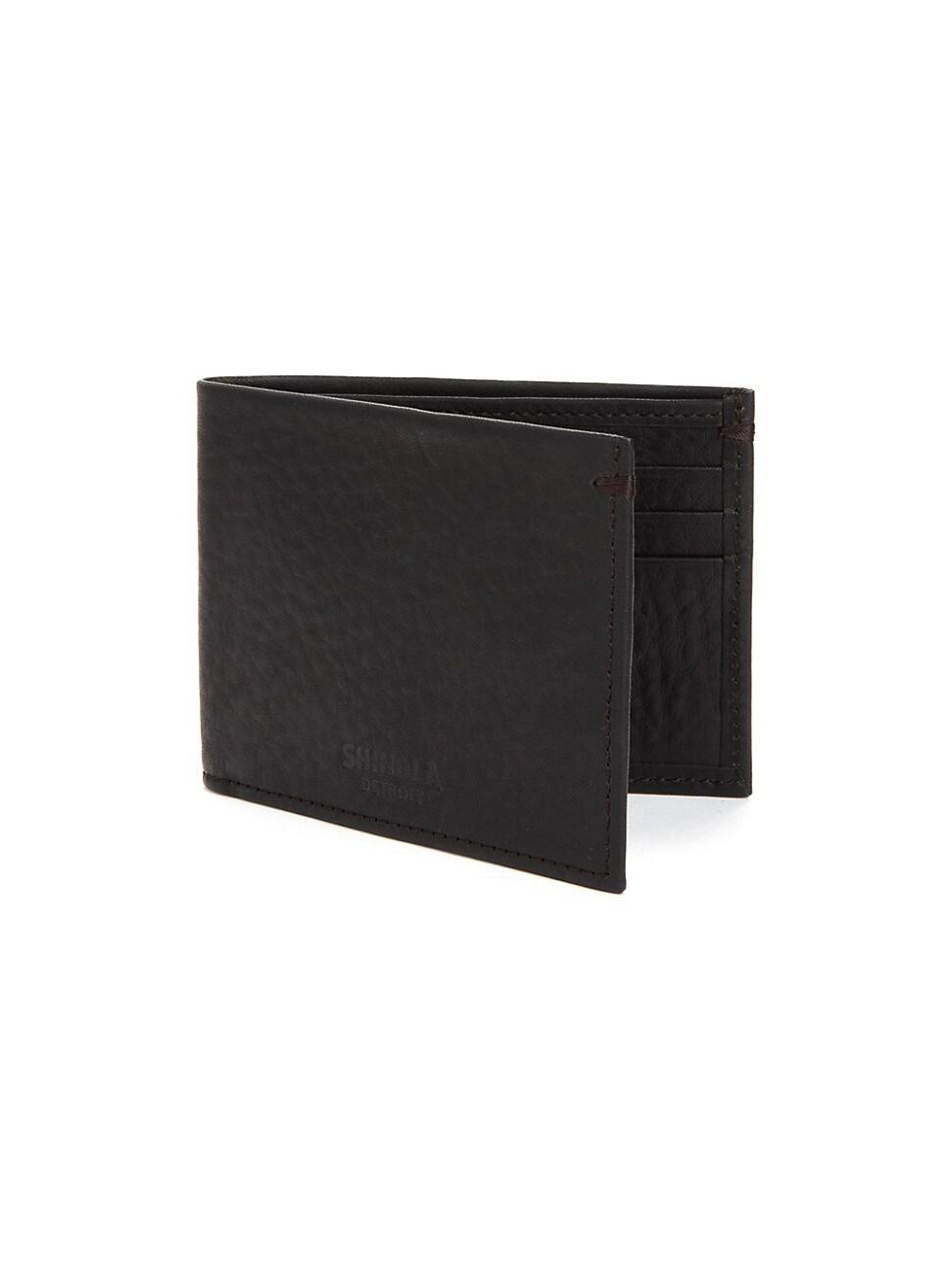 Shinola Slim Bifold Leather Wallet Product Image