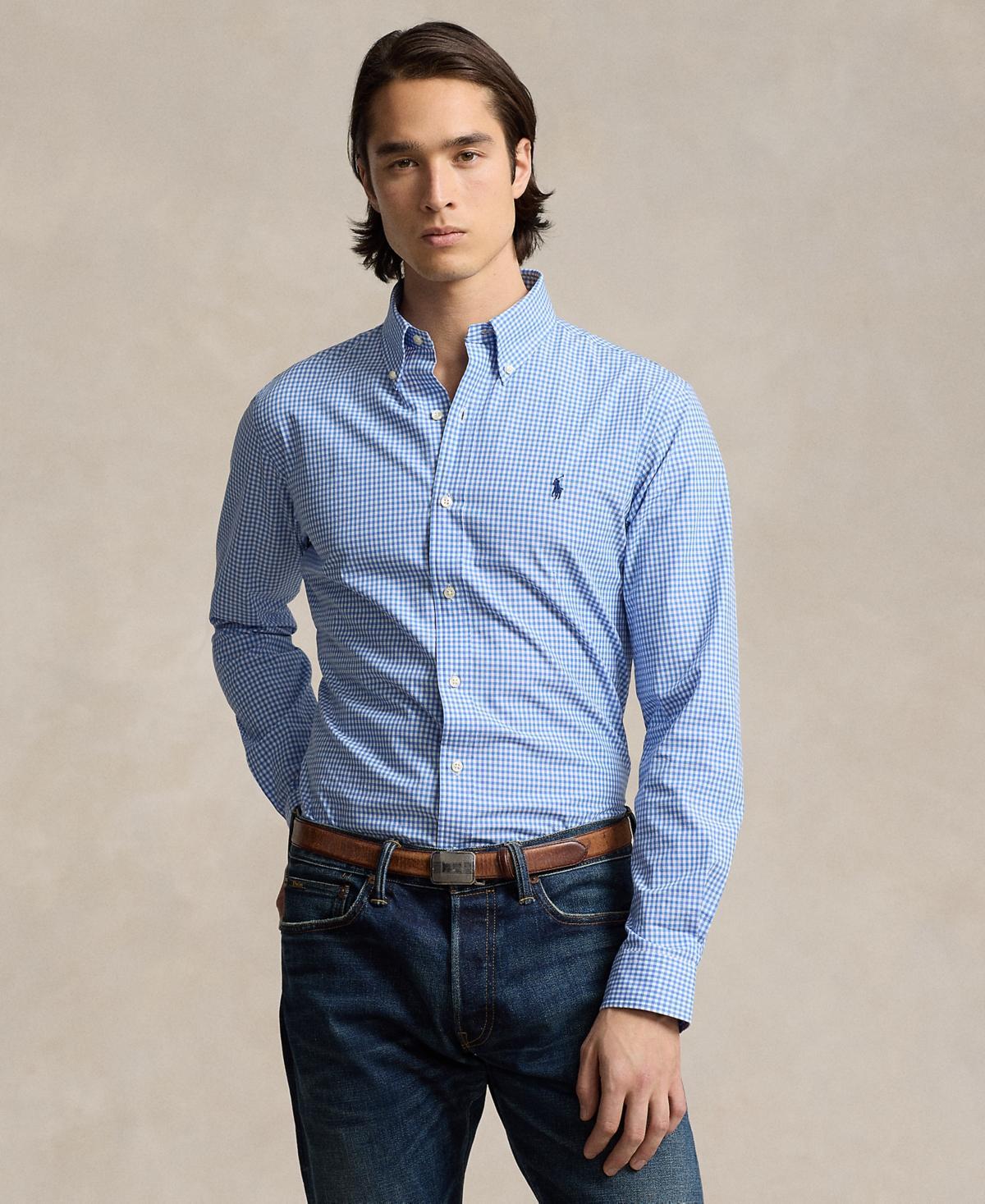 Polo Ralph Lauren Mens Classic-Fit Stretch Poplin Shirt Product Image