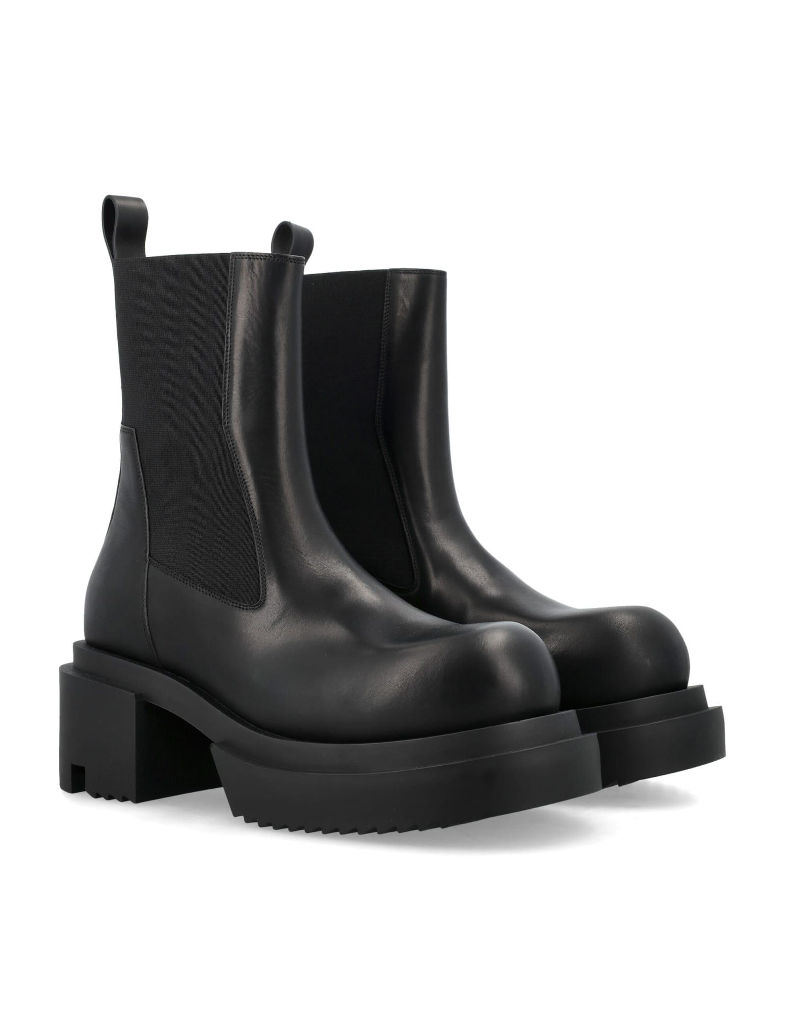 RICK OWENS Beatle Bogun In Nero Product Image