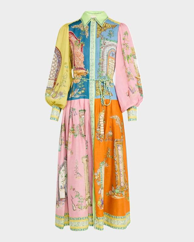 Monte Belted Maxi Shirtdress Product Image