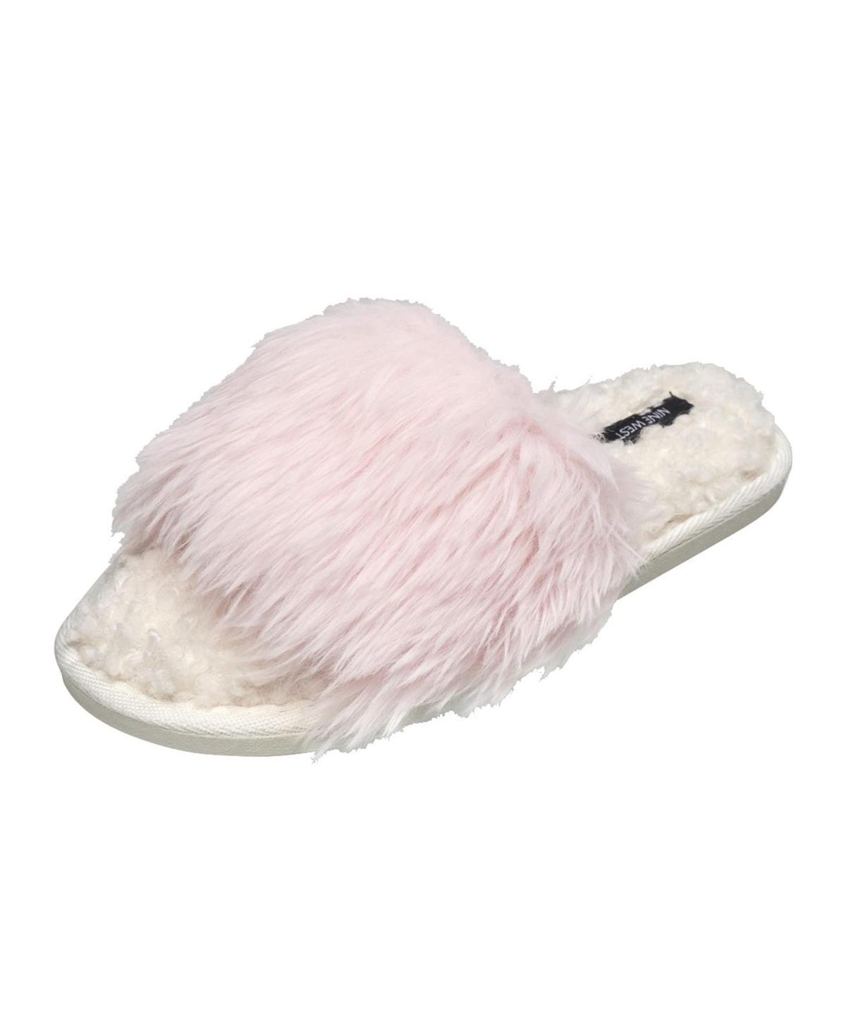 Nine West Womens Fuzzy Slide Product Image