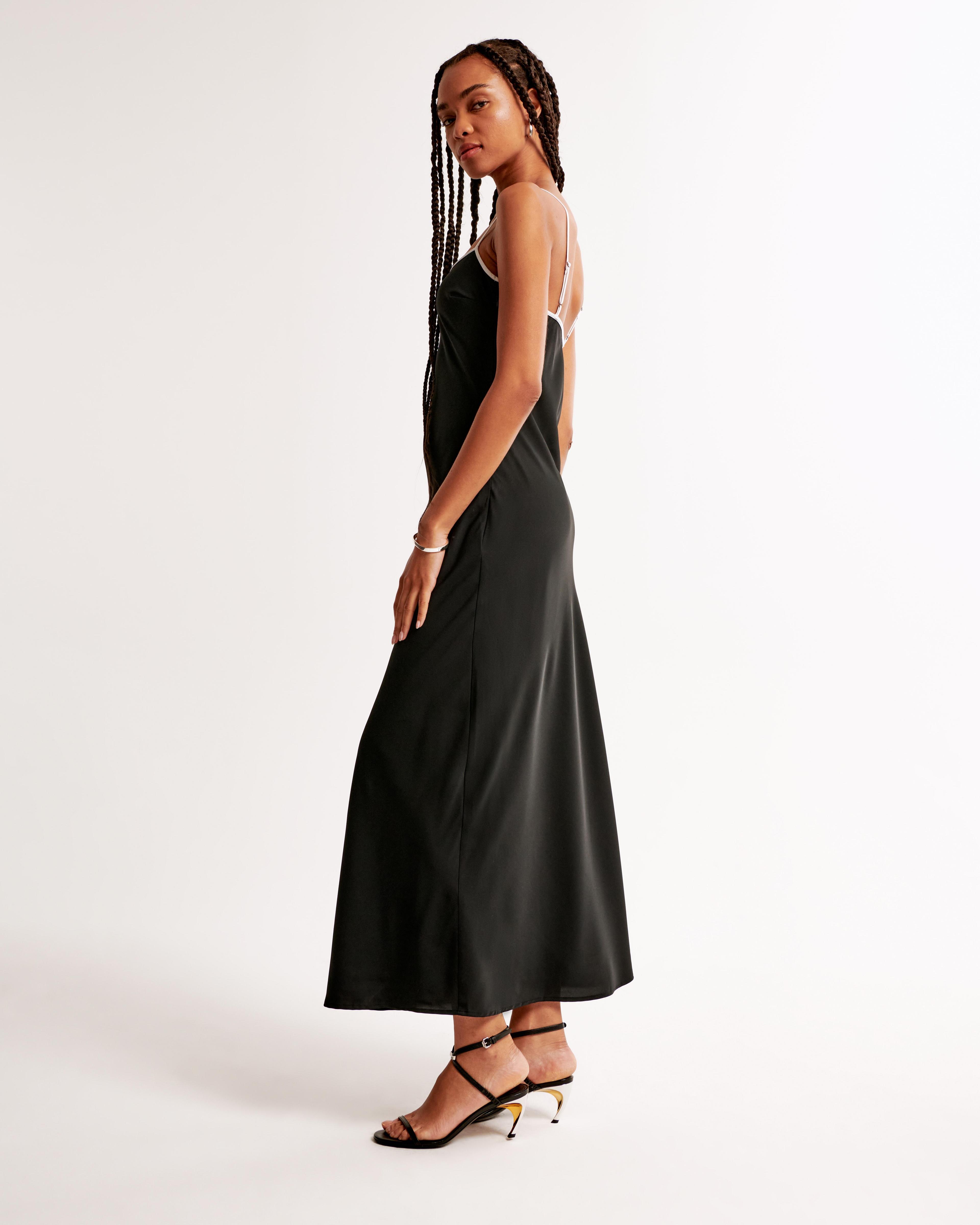 Satin Slip Maxi Dress Product Image