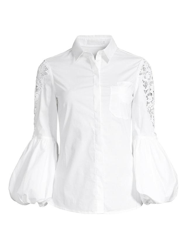 Womens Laora Balloon-Sleeve Shirt Product Image