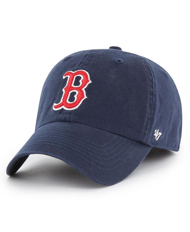 Mens 47 Brand Navy Boston Red Sox Franchise Logo Fitted Hat Product Image