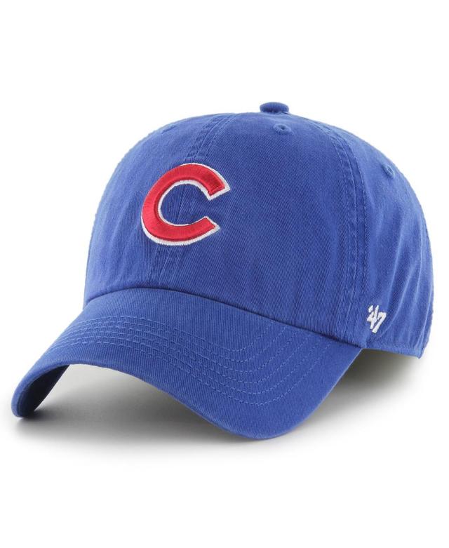 Mens 47 Brand Royal Chicago Cubs Franchise Logo Fitted Hat Product Image