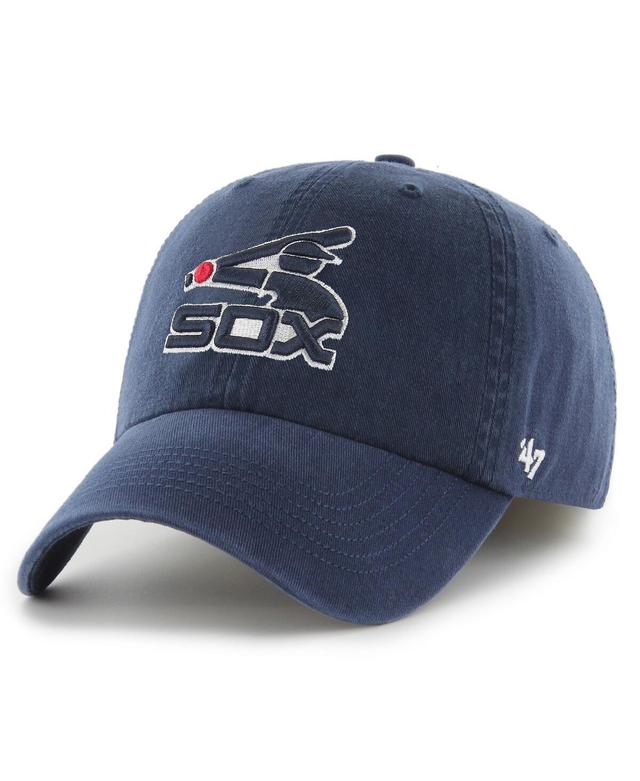 Mens 47 Brand Navy Chicago White Sox Cooperstown Collection Franchise Fitted Hat Product Image