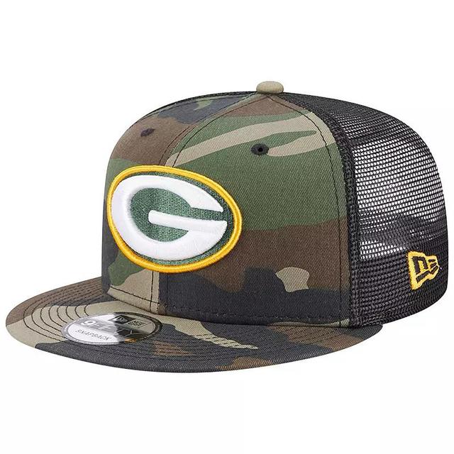 Mens New Era Camo Bay Packers Classic Trucker 9FIFTY Snapback Hat Product Image