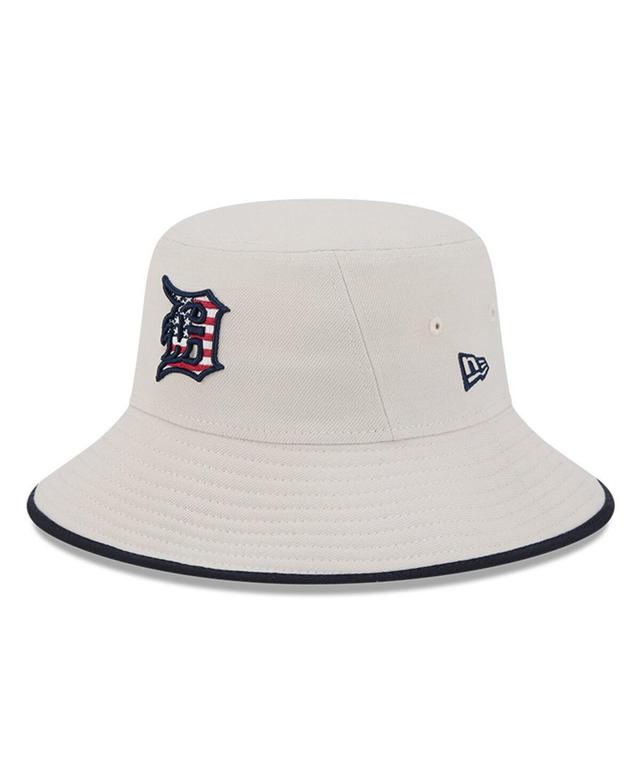 Mens New Era Khaki Detroit Tigers 2024 Fourth of July Bucket Hat Product Image